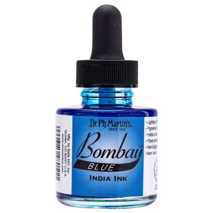 Blue Dr. Ph. Martin's Bombay India Ink Hobby Lobby 791913